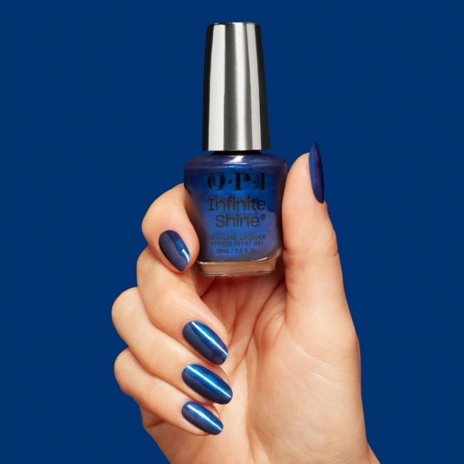 OPI Vernis Infinite Shine Vegan Good Enough To Treat Sneak-a-Blue Candy 15ml