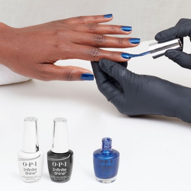 OPI Vernis Infinite Shine Vegan Good Enough To Treat Sneak-a-Blue Candy 15ml
