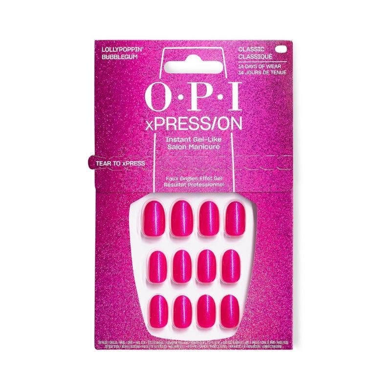 OPI Faux-ongles xPRESS/ON Good Enough To Treat Lollypoppin' Bubblegum
