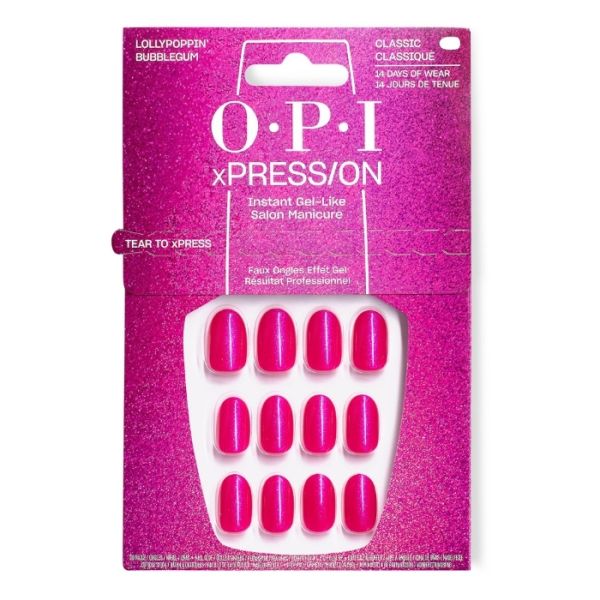 OPI Faux-ongles xPRESS/ON Good Enough To Treat Lollypoppin' Bubblegum OPI Faux-ongles xPRESS/ON Good Enough To Treat Lollypoppin' Bubblegum
