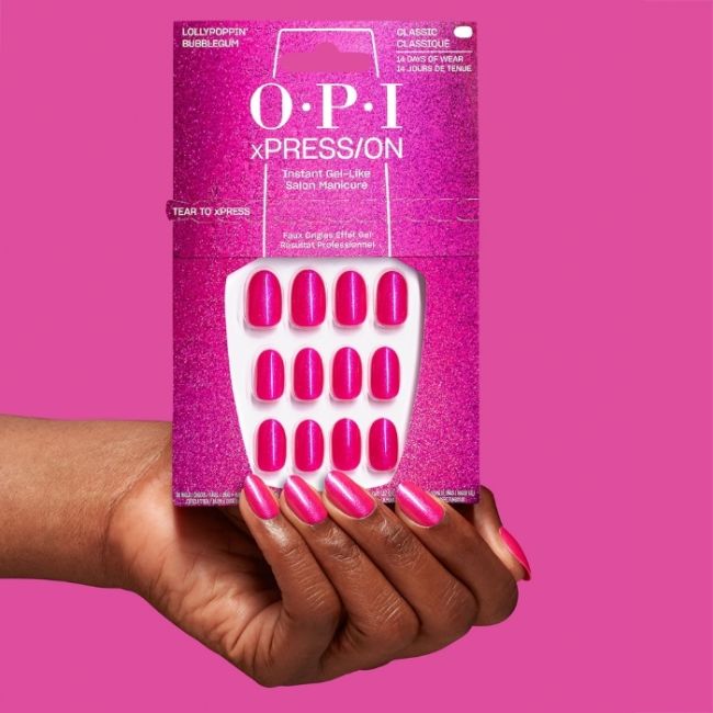 OPI Faux-ongles xPRESS/ON Good Enough To Treat Lollypoppin' Bubblegum