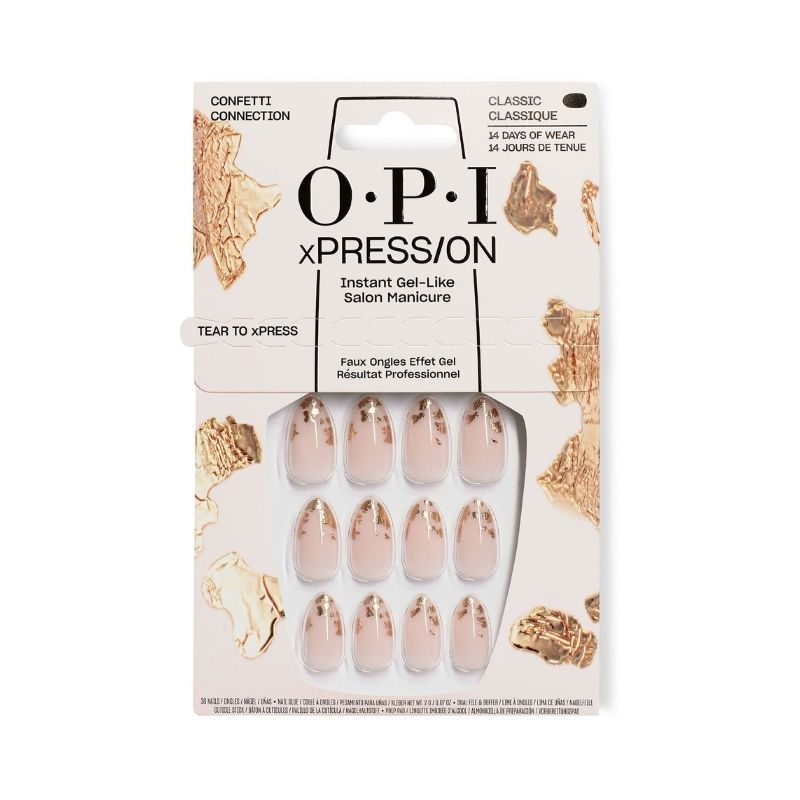 OPI Faux-ongles xPRESS/ON Good Enough To Treat Confetti Connection