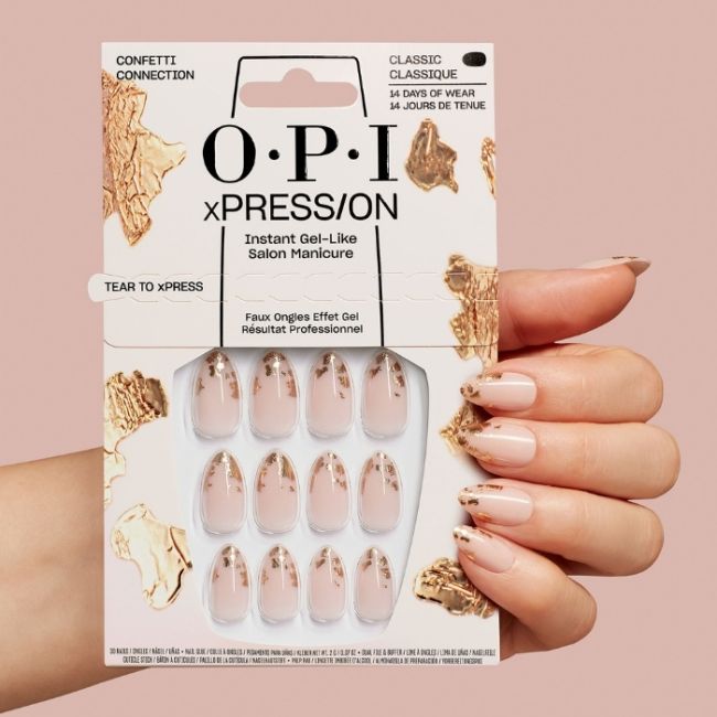 OPI Faux-ongles xPRESS/ON Good Enough To Treat Confetti Connection