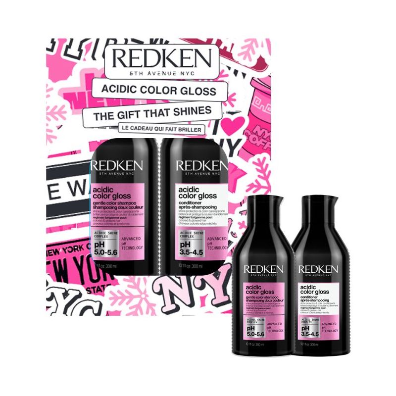 Coffret duo Acidic Color Gloss cheveux colorés/méchés Redken