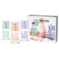 Coffret Trio Pistache, Litchi, Lavande Solinotes 15ml