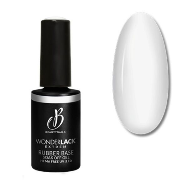 Rubber Base hema free milk white Beautynails 8ml Rubber Base hema free milk white Beautynails 8ml