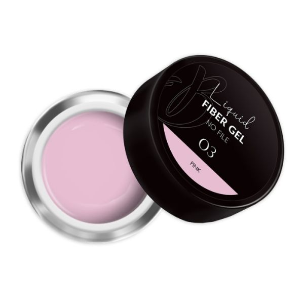 Liquid Fiber Gel No File pink Beautynails 30g Liquid Fiber Gel No File pink Beautynails 30g