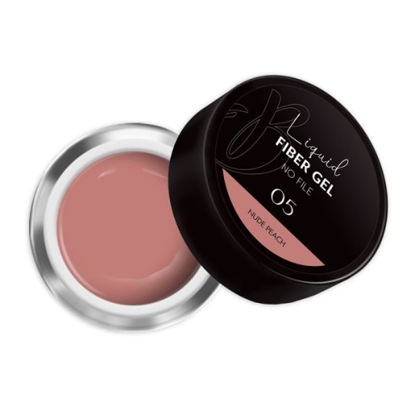 Liquid Fiber Gel No File nude peach Beautynails 30g Liquid Fiber Gel No File nude peach Beautynails 30g