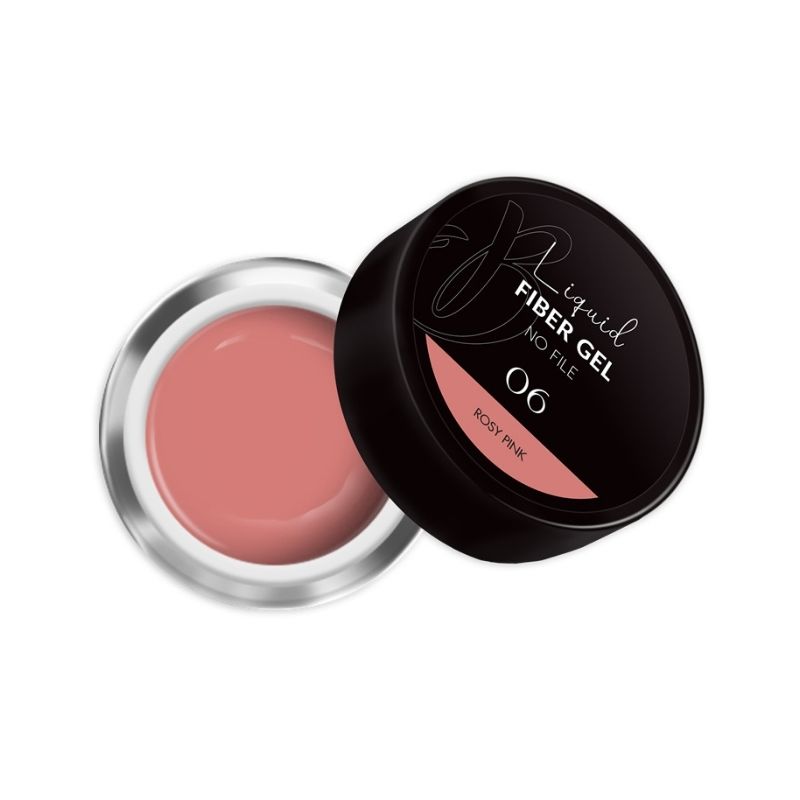 Liquid Fiber Gel No File rosy pink Beautynails 30g