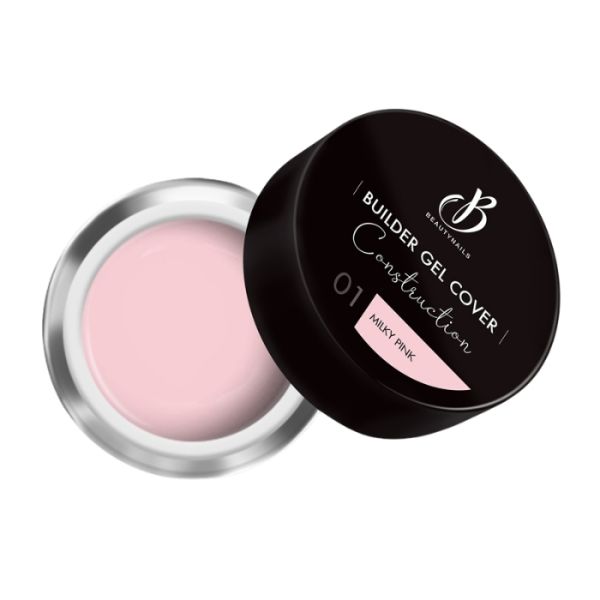 Builder Gel Cover 01 milky pink Beautynails 50g Builder Gel Cover 01 milky pink Beautynails 50g