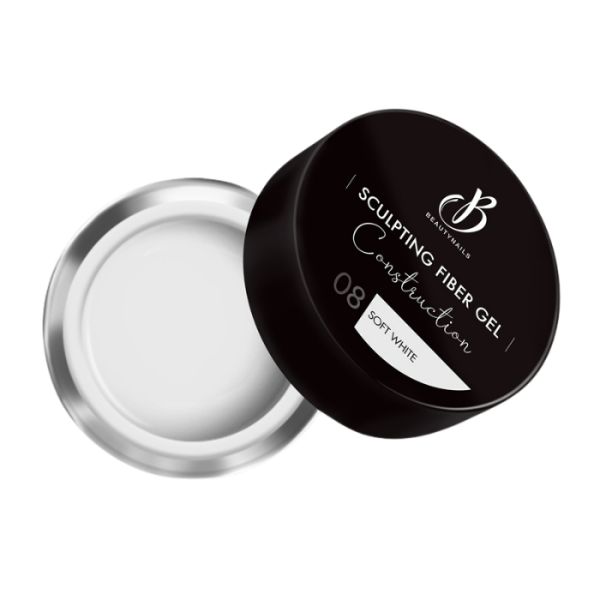 Sculpting Fiber Gel 08 soft whiteBeautynails 15g