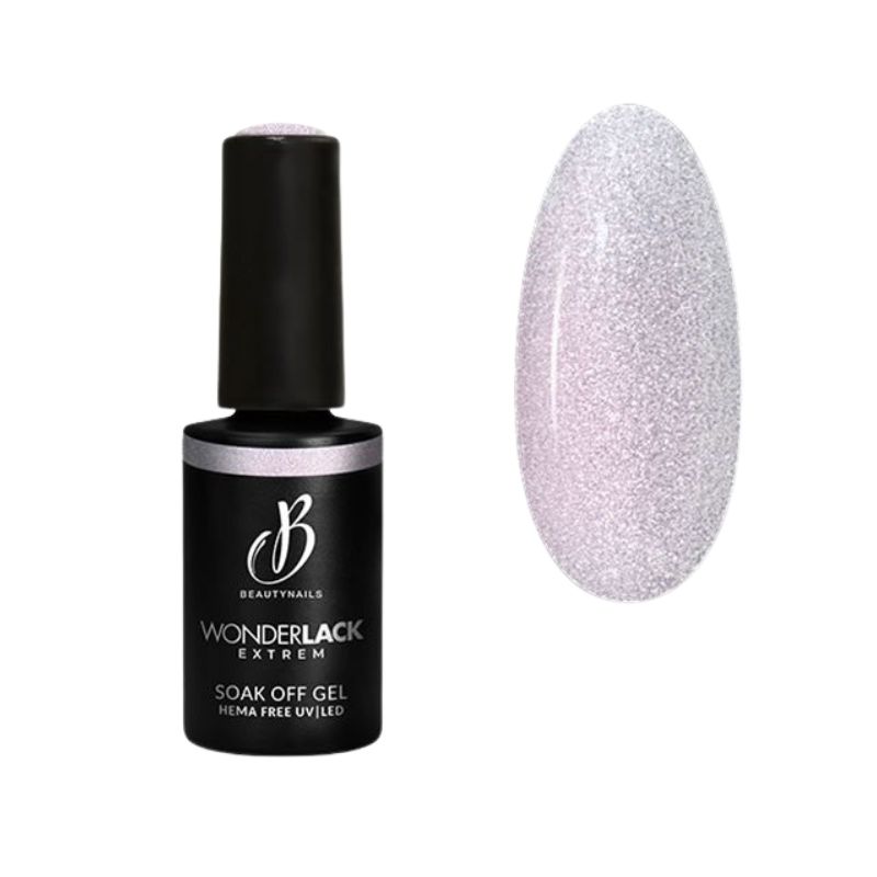 Semi permanent Wonderlack Hema Free Iridescent Glam glitz purple gold Beautynails 8ml