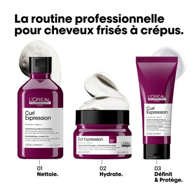 Routine cheveux crépus Curl Expression L'Oréal Professionnel