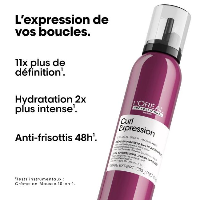 Crème-mousse 10-in-1 Curl Expression L'Oréal Professionnel 235g