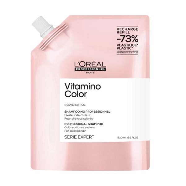 Recharge shampoo Vitamino Color L'Oréal Professionnel 500ml Recharge shampoo Vitamino Color L'Oréal Professionnel 500ml