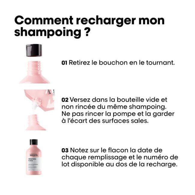 Recarga de champô Vitamino Color L'Oréal Professionnel 500ml