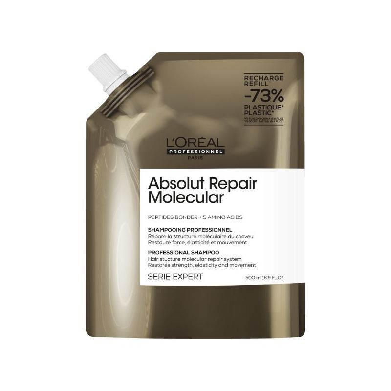 Recharge de champô Absolut Repair Molecular L'Oréal Professionnel 500ml