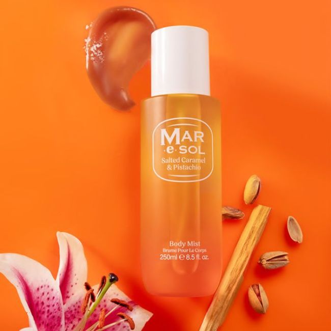 Brume corporelle Caramel Salé et Pistache Mar e Sol 250ML