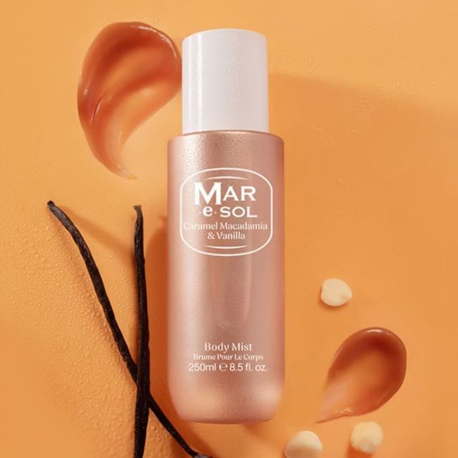 Brume corporelle Caramel Macadamia et Vanille Mar e Sol 250ML