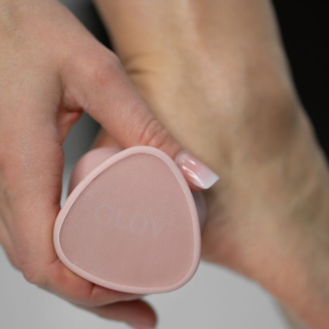 Nano Twist Duo Gomme Dépilatoire et Podorape Nano Verre Pink GLOV