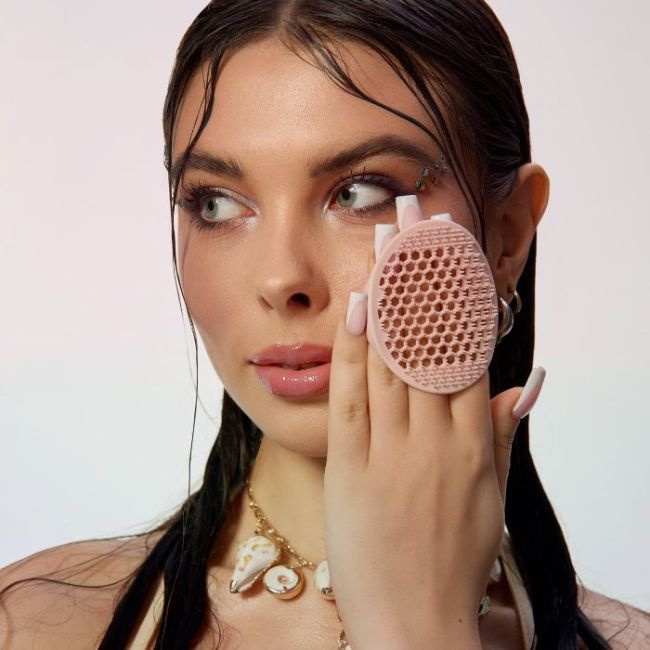 Brosse silicone visage massant & nettoyant Face Wash Glov