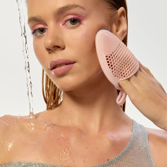 Pad silicone double face 2-en-1 démaquillant & nettoyant Quantum Clean Pad Glov