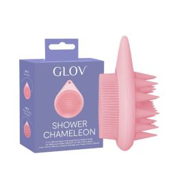 Brosse silicone 3-en-1 lavage & massage corps et cuir chevelu Shower Chameleon Glov