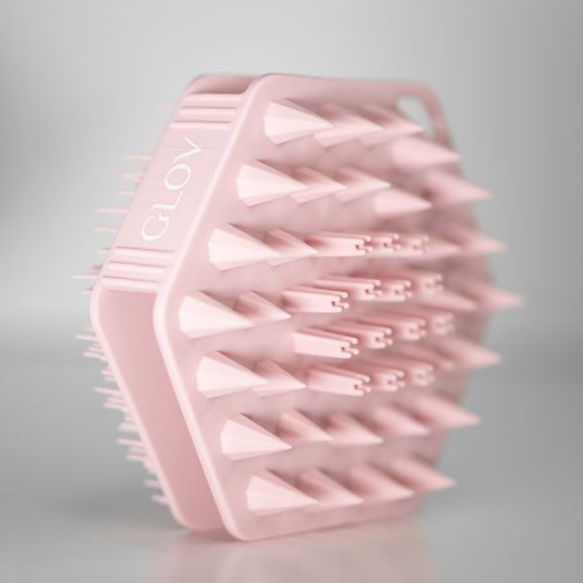 Brosse silicone 3-en-1 lavage & massage corps, cuir chevelu et dos Bubble Burst Glov