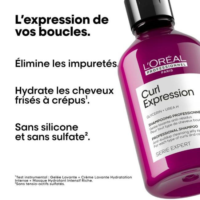 Gel de limpeza anti-resíduos Curl Expression L'Oréal Professionnel 300ML