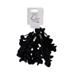 Set di 6 chouchou neri Ellepi – Accessori per capelli