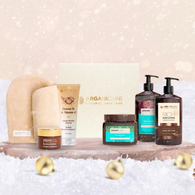 Coffret Rituel cheveux et corps Argan et Karité 6 soins Arganicare