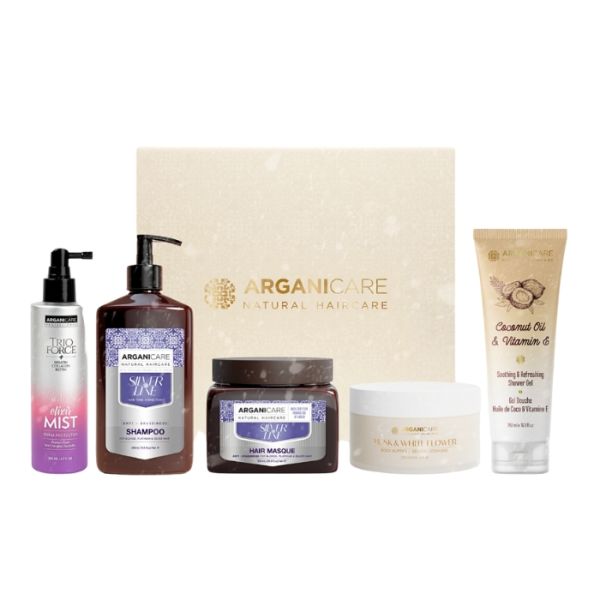 Silver hair and body ritual 5 treatments Arganicare Silver hair and body ritual 5 treatments Arganicare