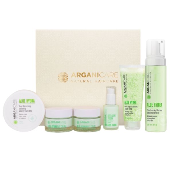Cofanetto viso idratante aloe vera 6 trattamenti Arganicare