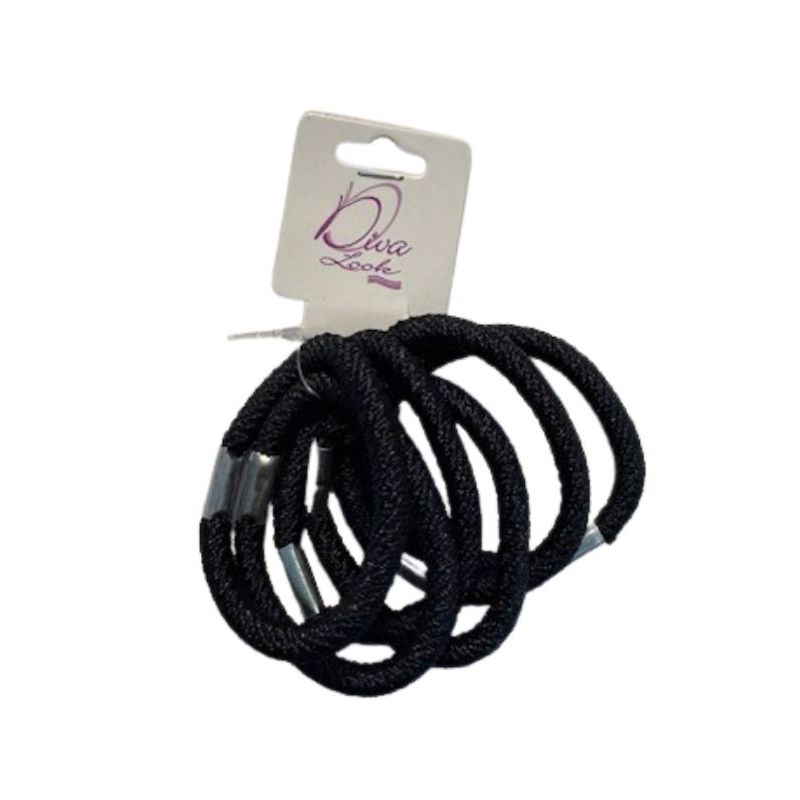 Lote 6 chouchou preto Ellepi