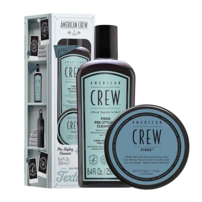 Coffret duo texturisant Fiber American Crew Coffret duo texturisant Fiber American Crew