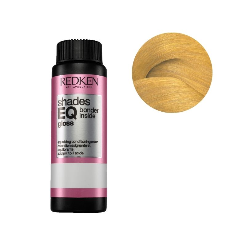 Coloration ton sur ton sans ammoniaque Shades EQ Gloss Bonder Inside 09GB Doré Beige Redken 60ml