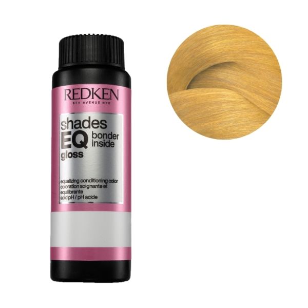 Coloration ton sur ton sans ammoniaque Shades EQ Gloss Bonder Inside 09GB Doré Beige Redken 60ml