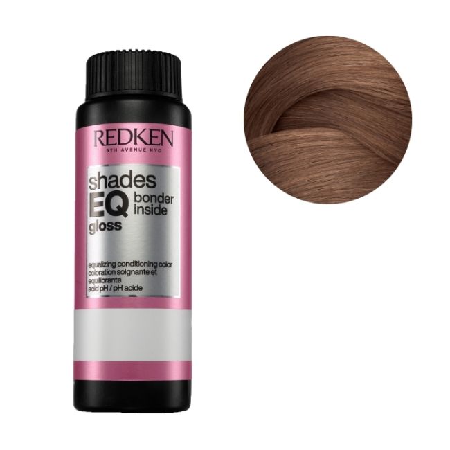 Coloration ton sur ton sans ammoniaque Shades EQ Gloss Bonder Inside 08NCh Natural Chocolate Redken 60ml