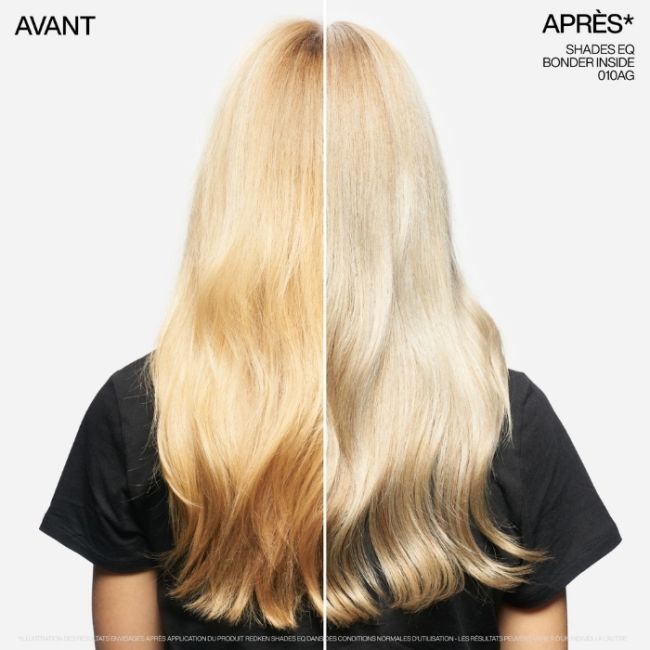 Coloration ton sur ton sans ammoniaque Shades EQ Gloss Bonder Inside 010GRo Sparkling Wine Redken 60ml