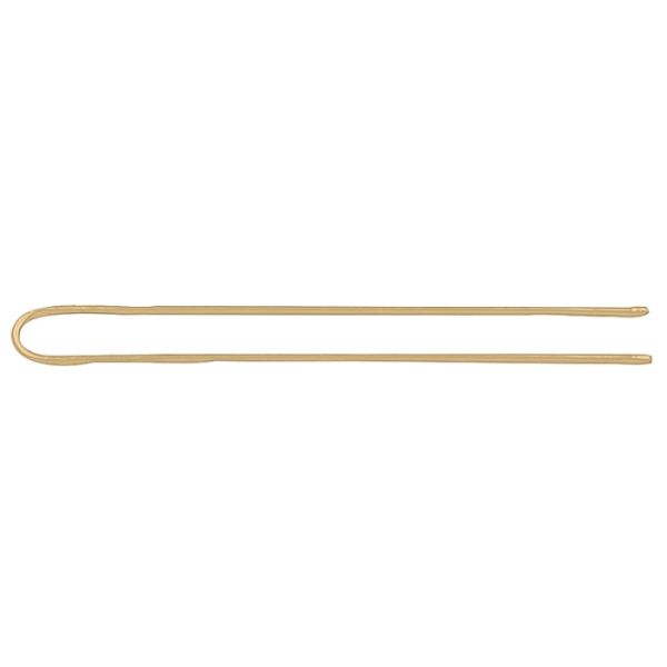 Metal pins 50 mm - 400 pcs - straight - gold