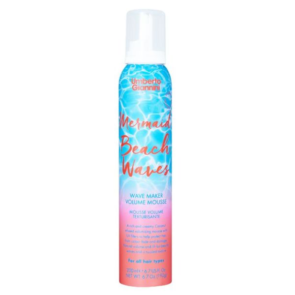 Mousse volume ondulations effet sirène Boho Beach Umberto Giannini 200ML