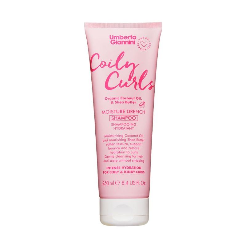 Shampooing hydratant sans sulfates Coily Curls Umberto Giannini 250ML