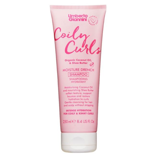 Shampooing hydratant sans sulfates Coily Curls Umberto Giannini 250ML