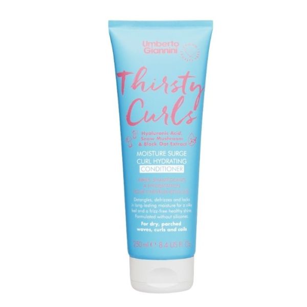 Après-shampooing hydratant Thirsty Curls Umberto Giannini 250ML