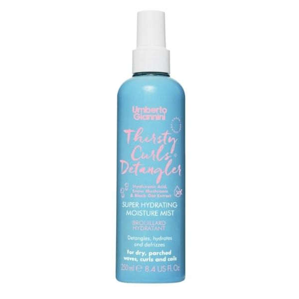Spray démêlant hydratant Thirsty Curls Umberto Giannini 250ML