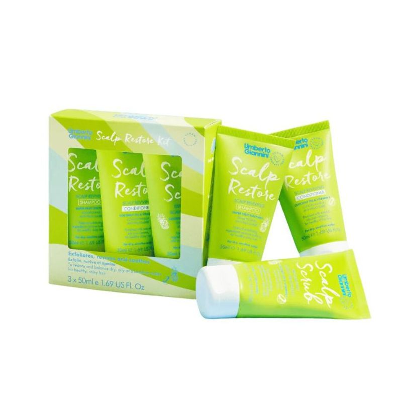 Kit découverte soin cuir chevelu Scalp Restore Umberto Giannini