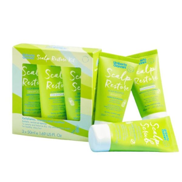 Kit découverte soin cuir chevelu Scalp Restore Umberto Giannini