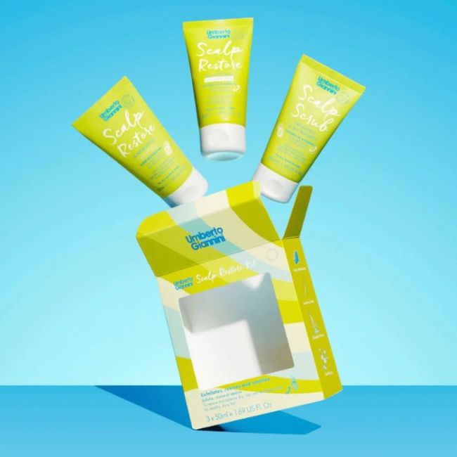 Kit découverte soin cuir chevelu Scalp Restore Umberto Giannini