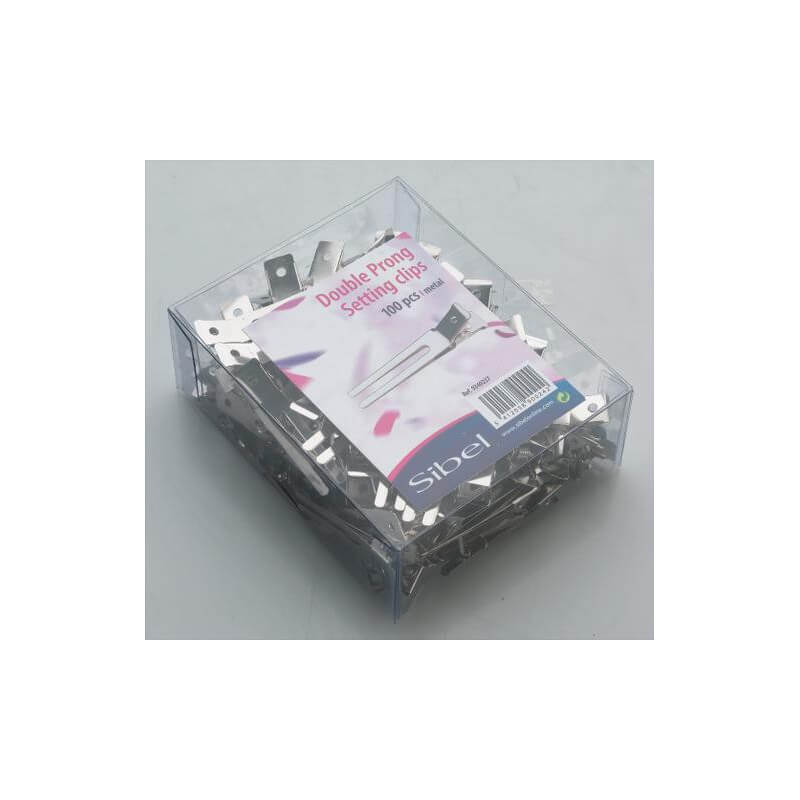 Metalen klemmen met 2 takken X 100