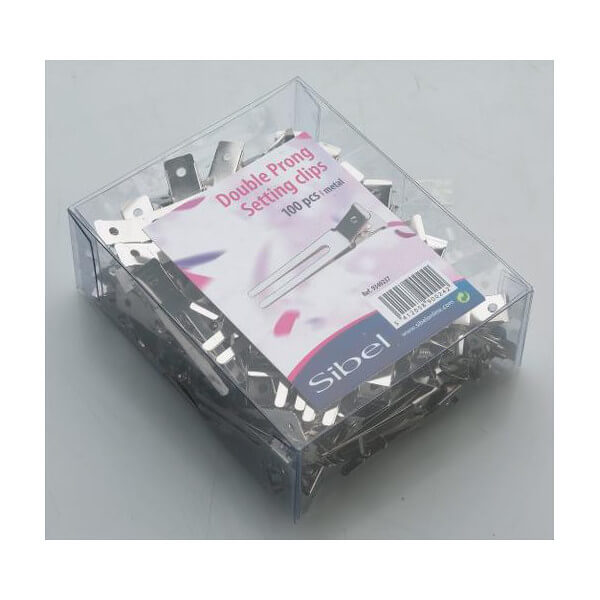 Metalen klemmen met 2 takken X 100 Metalen klemmen met 2 takken X 100